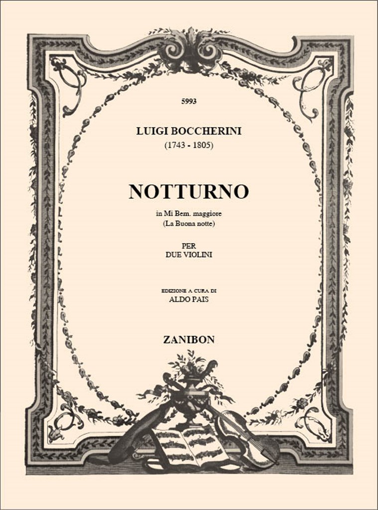 Notturno In Mi Bem. Magg. 'La Buona Notte'